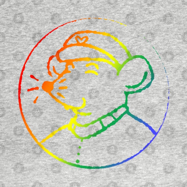 Mouse Zedong (Rainbow Version) by Rad Rat Studios